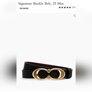 Coach Signature Buckle Belt